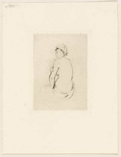 Nudo visto da dietro da Berthe Morisot