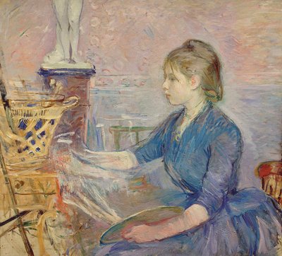 Paule Gobillard che dipinge da Berthe Morisot