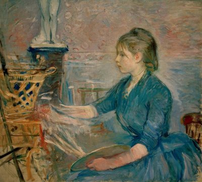 Paule Gobillard che dipinge da Berthe Morisot