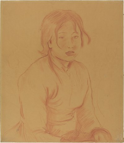 Ragazza contadina da Berthe Morisot