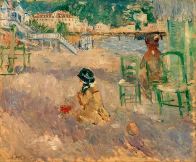 Spiaggia di Nizza da Berthe Morisot