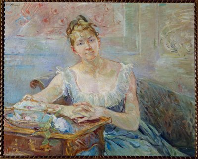 Ritratto di Louise Riesener da Berthe Morisot