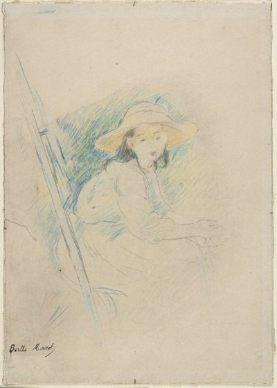 Ragazza Seduta (Julie Manet) da Berthe Morisot