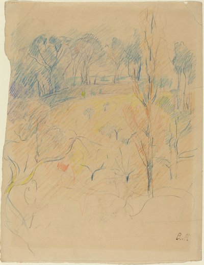 Paesaggio primaverile, c. 1890-1891 da Berthe Morisot