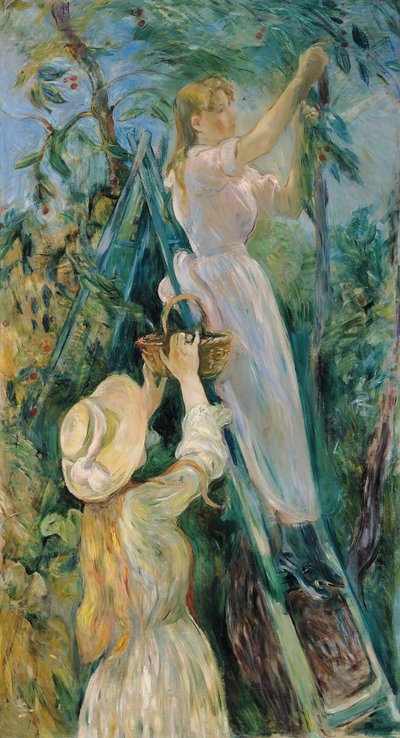 Il raccoglitore di ciliegie da Berthe Morisot