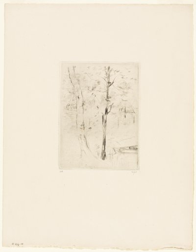Il lago del Bois de Boulogne da Berthe Morisot