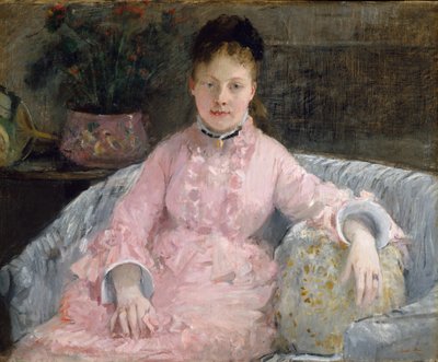Il vestito rosa, c.1870 da Berthe Morisot