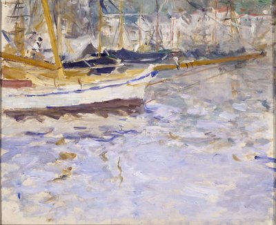 Il porto di Nizza, inverno 1881-82 da Berthe Morisot