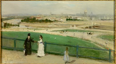 Veduta di Parigi dalle alture del Trocadero da Berthe Morisot