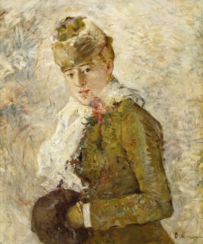 Inverno (Donna con manicotto) da Berthe Morisot