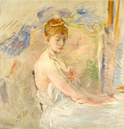 Giovane ragazza che si alza da Berthe Morisot