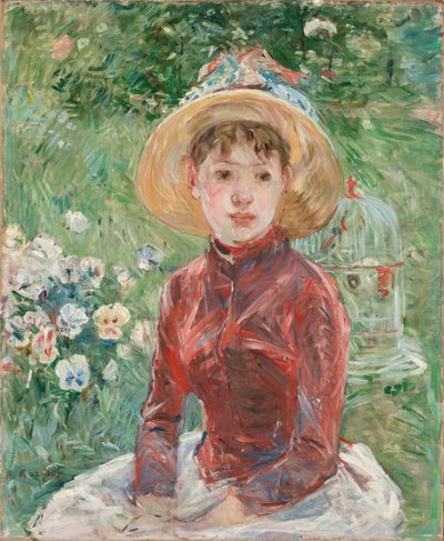 Giovane ragazza sull