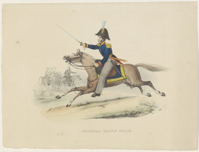 Generale maggiore belga, 1830 da Bertrand