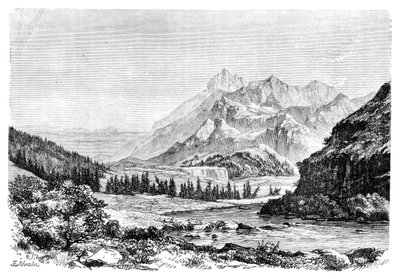 Munku-Sardyk, Monti Sayan, Siberia, Russia da Auguste Bertrand