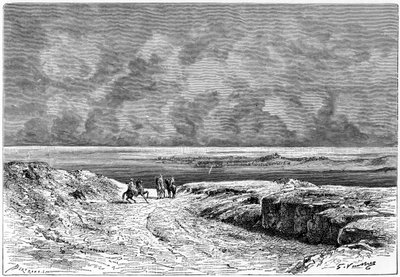 Nafta e il Shott-el-jerid, c1890 da Auguste Bertrand