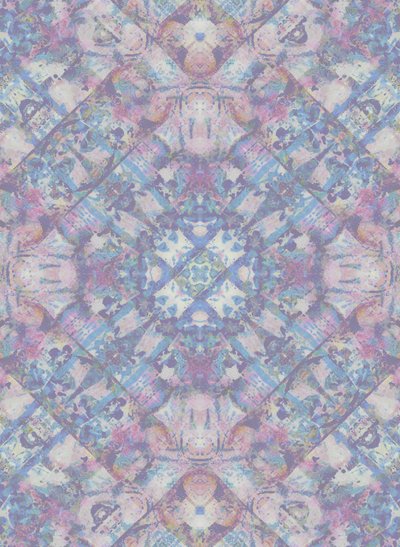 Spring Geo, 2015 (tecnica mista, inchiostro, trasferimento termico, acquerello, illustrazione, digitale) da Beth Travers