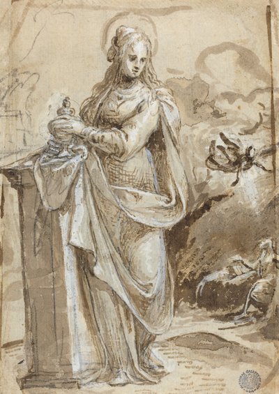Maria Maddalena [verso] da Biagio Pupini