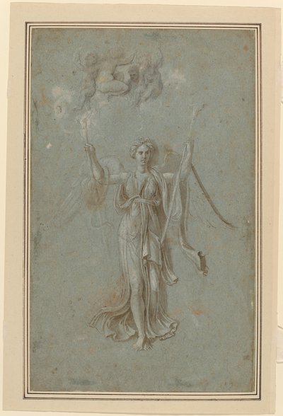 Studio per la figura della Fama da Biagio Pupini