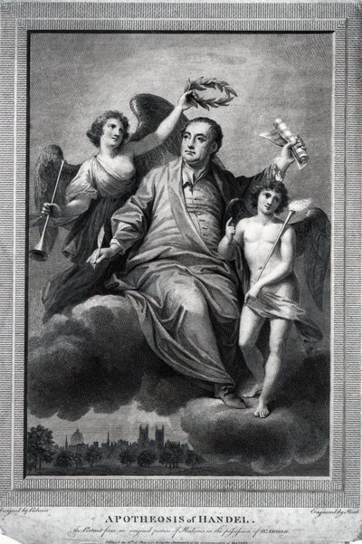 Apoteosi di Handel, 1787 da Biagio Rebecca