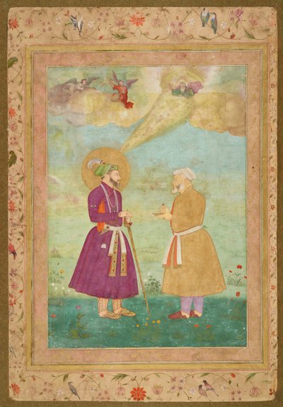 Shah Jahan con Asaf Khan dall