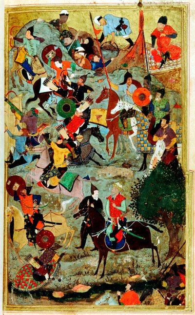 Timur attacca i Cavalieri di San Giovanni a Smirne, 1402 1467 da Bihzad