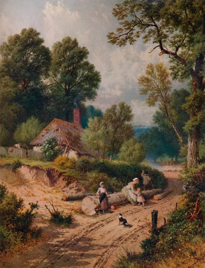La corsia verde, XIX secolo, 1935 da Birket Foster