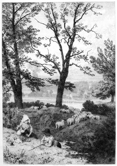 I piccoli pastori, c1930s da Birket Foster