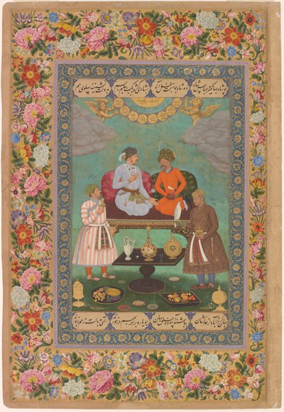 Jahangir intrattiene Shah Abbas dall