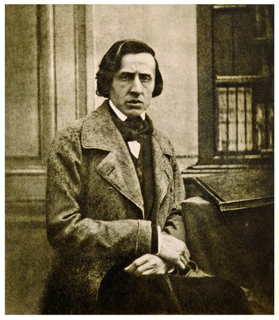 Ritratto di Frédéric Chopin da Bisson Freres Studio