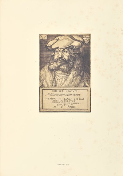Federico, Elettore di Sassonia da Bisson Frères