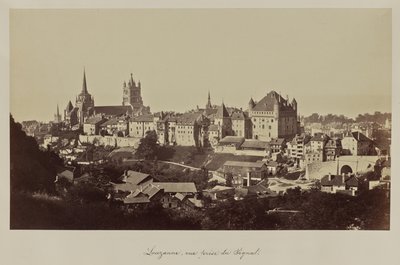 Lauzanne, vista dal Segnale. da Bisson Frères