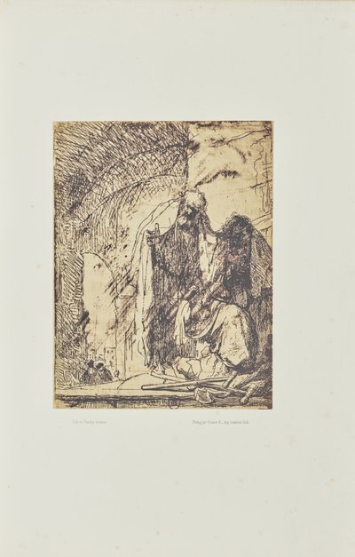 [Pietro e Giovanni alla porta del tempio]. da Bisson Frères