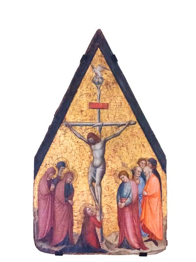 La crocifissione (tempera e oro su tavola) da Bitino da Faenza