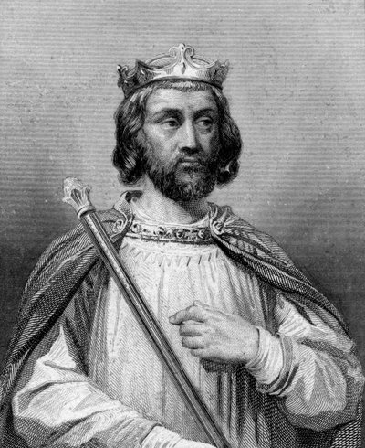 Re Clotario III dei Franchi, XIX secolo da Blanchard