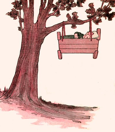 Hush-a-Bye Baby, illustrato da Blanche Fisher Wright da Blanche Fisher Wright