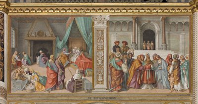 Nascita della Vergine e Matrimonio della Vergine da Boccaccio Boccaccino