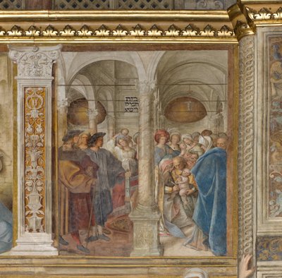 Navata centrale, Quarta campata nord, Circoncisione, Boccaccio Boccaccino 1516-17 da Boccaccio Boccaccino