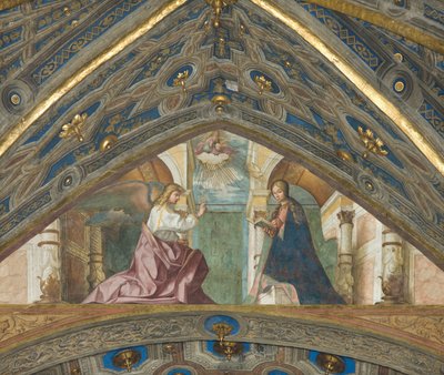 Soprano, Boccaccio Boccaccino, Annunciazione 1506-07 da Boccaccio Boccaccino