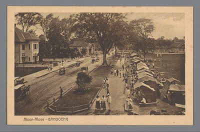 Pasar Baroe-Bandoeng da Boekhandel Visser and Co.