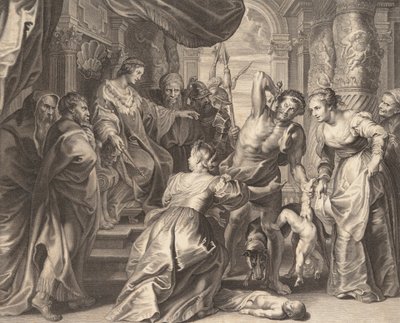 Il giudizio di Salomone, 1595-1633 da Boetius Adams Bolswert