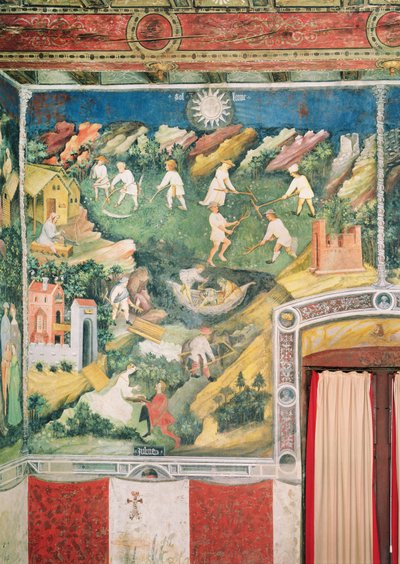 Il mese di luglio, c.1400 da Bohemian School