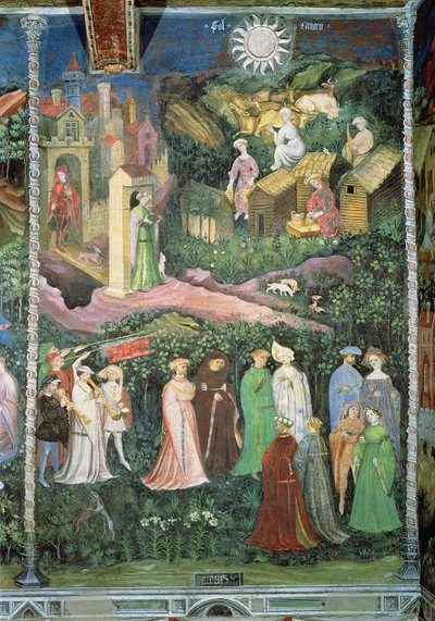 Il mese di giugno, c.1400 da Bohemian School