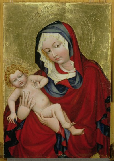 Vergine con Bambino, c.1400 da Bohemian School