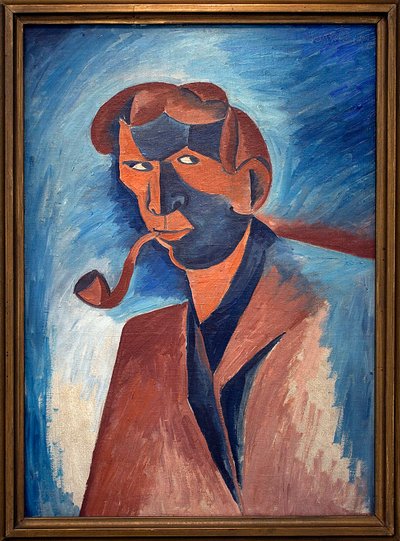 Fumare (autoritratto) da Bohumil Kubišta