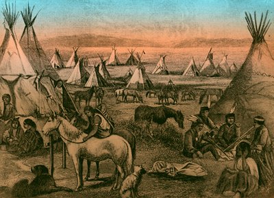Accampamento indiano Navajo da Bohuslav Kroupa