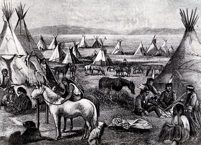 Accampamento indiano Navajo da Bohuslav Kroupa