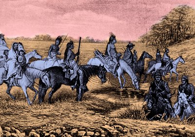 Indiani Navajo sul sentiero da Bohuslav Kroupa