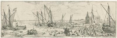Attacco fallito al forte Kallo, 1638 da Bonaventura Peeters (I)