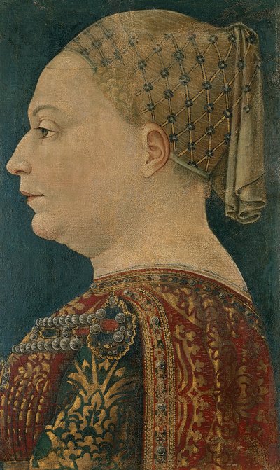 Ritratto di Bianca Maria Visconti da Bonifacio (attr.) Bembo