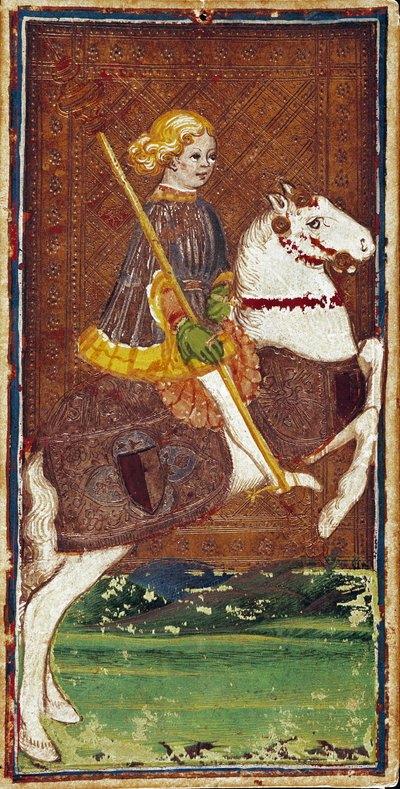 Mappa del gioco dei Tarocchi della famiglia Visconti di Bonifacio Bembo (1420-1482), metà del XV secolo - Bergamo, Galleria dell